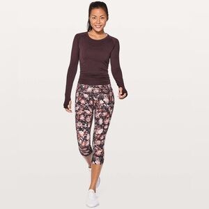 Lululemon Fast & Free Crop II Nulux 19"
